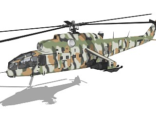超精细<em>直升机</em>模型 Helicopter(29)